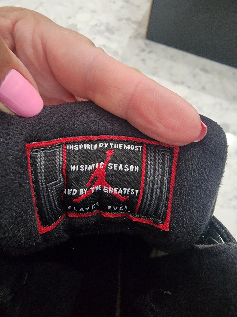 Air Jordan 11 Retro BG Black Sneakers - Picture 5 of 7